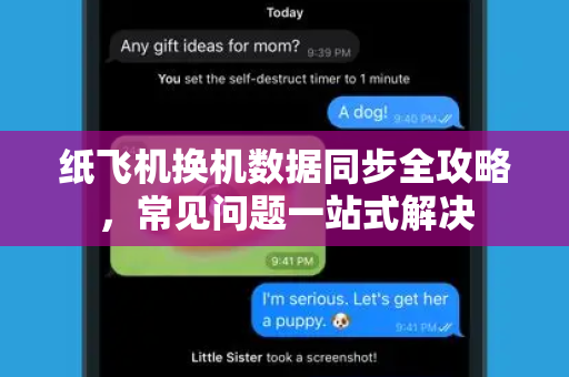 纸飞机换机数据同步全攻略，常见问题一站式解决