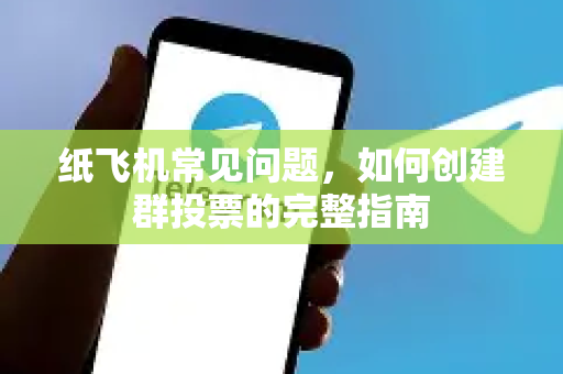 纸飞机常见问题，如何创建群投票的完整指南