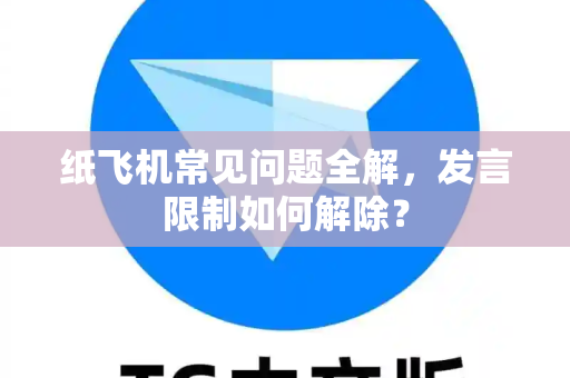 纸飞机常见问题全解，发言限制如何解除？