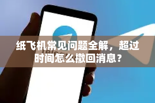 纸飞机常见问题全解，超过时间怎么撤回消息？