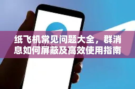 纸飞机常见问题大全，群消息如何屏蔽及高效使用指南