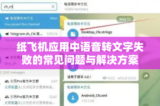 纸飞机应用中语音转文字失败的常见问题与解决方案
