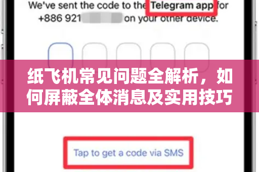 纸飞机常见问题全解析，如何屏蔽全体消息及实用技巧