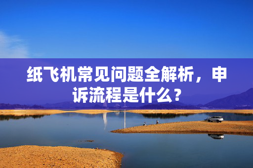 纸飞机常见问题全解析，申诉流程是什么？