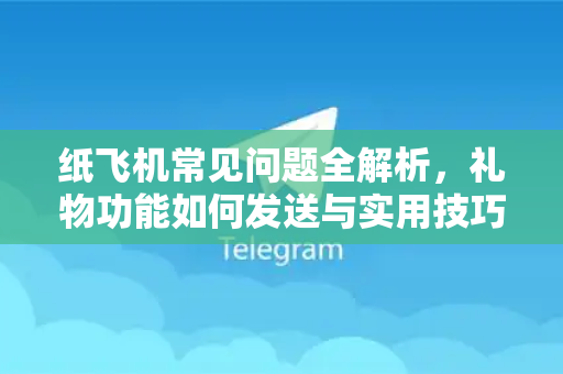 纸飞机常见问题全解析，礼物功能如何发送与实用技巧指南